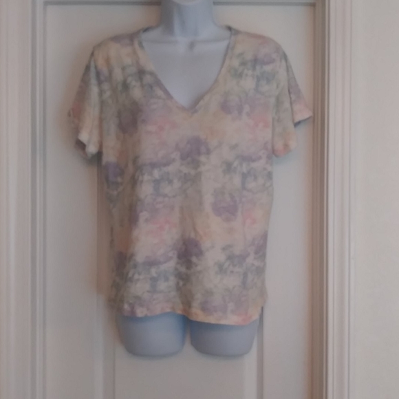 RAILS CARA COTTON TEE RAINBOW TIE DYE - Picture 5 of 10